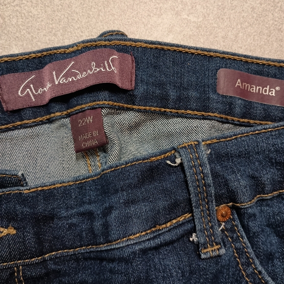 Gloria Vanderbilt Amanda Women's Jeans size 22W (A-13) - Picture 3 of 3